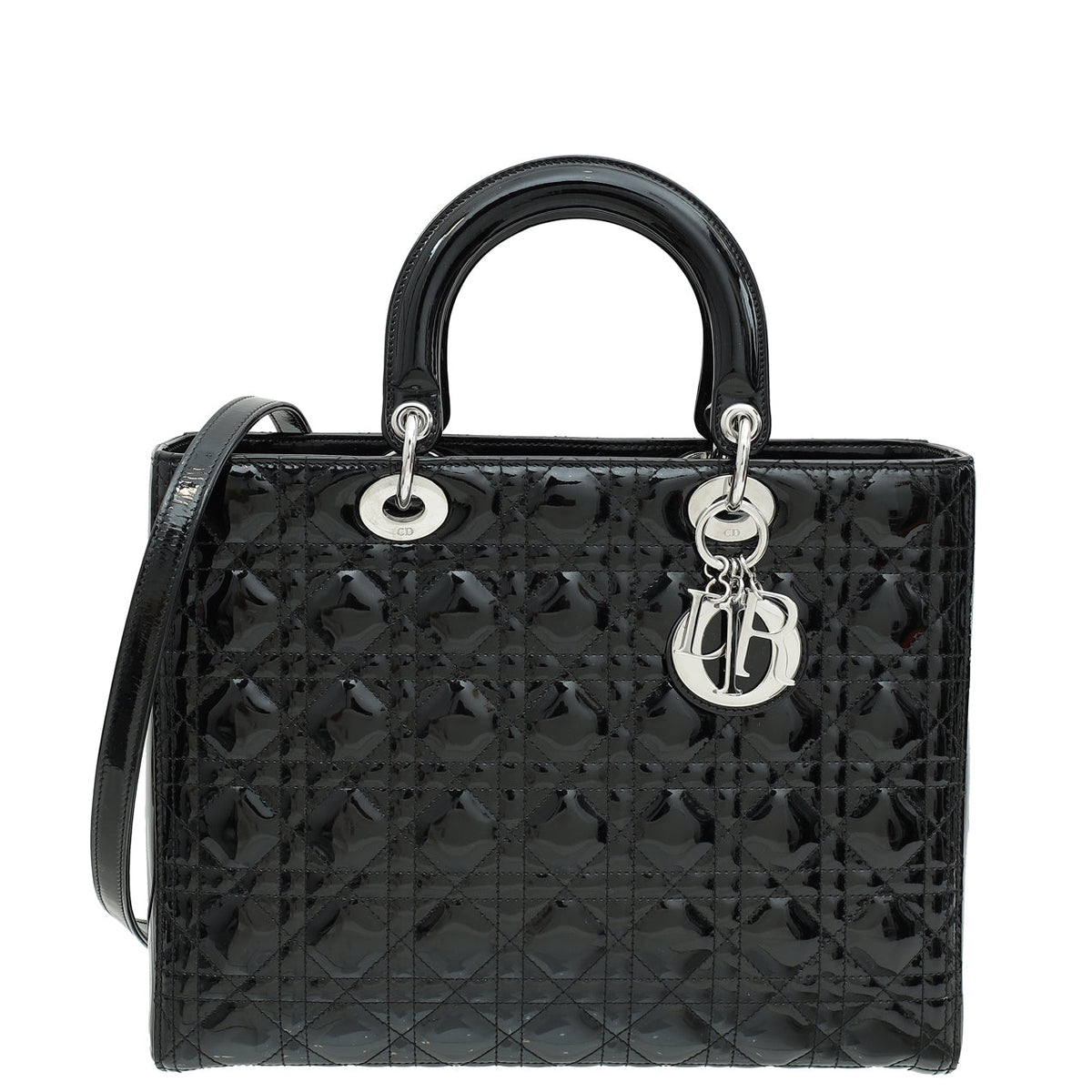 Dior Lady Dior Leather Handbag Style 54