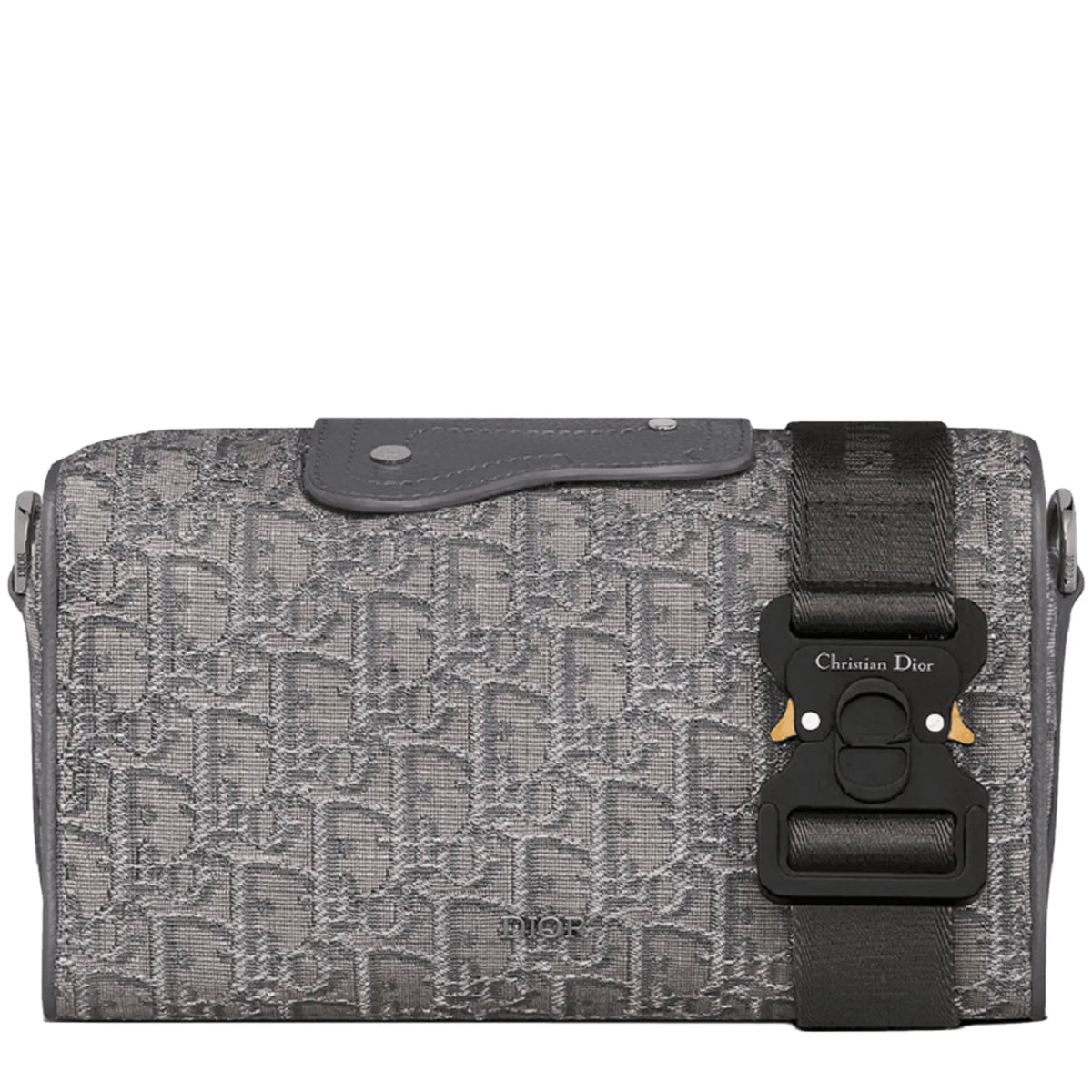 Dior Lingot 22 Oblique Dark Grey Messenger Bag