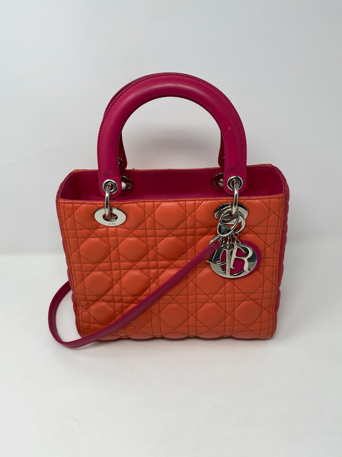 Dior Lady Dior Leather Handbag